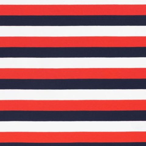 Polyester Fabric Yarn Dyed Multi Soft Red White Stripe Knit Single