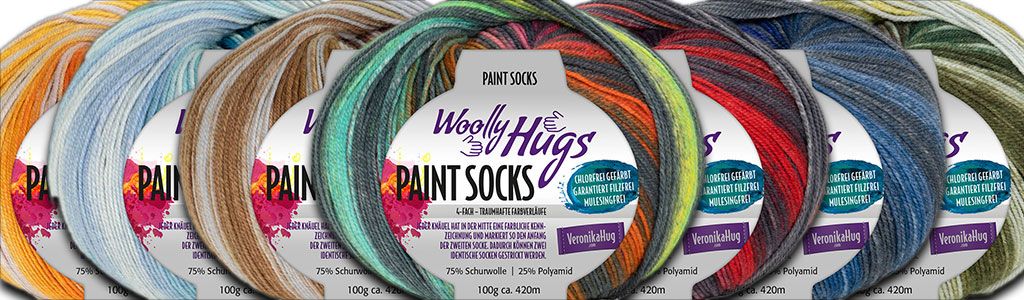 Woolly Hugs Paint Socks