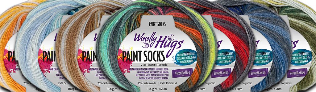 WOOLLY HUGS Paint Socks Yarn