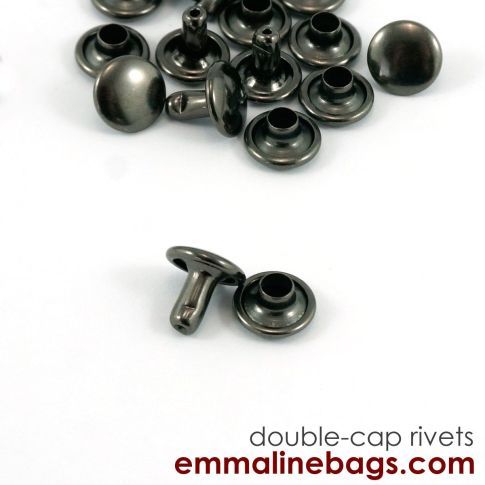 Double Cap Rivets Medium Emmaline Bags
