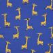 BOLT END - 160 CM - Happy Giraffes on Blue - Jersey
