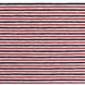 BOLT END - 150 CM - Jersey Knit - Yarn Dyed Stripes 2mm  - Blue, White, Red