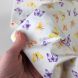 BOLT END - 150 CM - Butterflies with Sparkles on Jersey - White