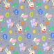 BOLT END - 165 CM- Jersey - Peppa Pig Characters on Grey - Licensed 