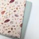 Oven Towel Bundle - "Squirreled Away" Mushrooms Cream Cotton / Vintage Mint Mini Waffle Cotton