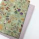 Oven Towel Bundle - "Squirreled Away" Green Cotton / Lavender Mini Waffle Cotton