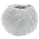 SOFT COTTON cable plied organic cotton yarn - 50g Col.21 light grey by Lana Grossa