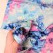 BOLT END - 190 CM - Crinkle Viscose Crepe - Marble - Blue, Pink