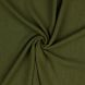 BOLT END - 140 CM - Linen Viscose Blend Textured Woven - Army Green col.22