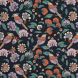 Coated Cotton - Birds and Flowers