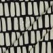 Coated Cotton - Vertical Dashes in Black and White