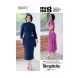 Simplicity S9370 - Sewing Pattern Misses' Knit Dress with Sleeve and Length Variations by Mimi G - Sizes H5(US 6-14)