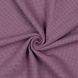 BOLT END - 175 CM - Organic Cotton  Waffle Knit Solid - Lavender col.44
