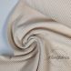 BOLT END - 115 CM - Organic Cotton Waffle Knit Solid - Natural col.77