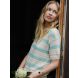 Pullover with Textured Stripes "Summer Cashmere"  44/46 - Pattern+Yarn Bundle by LANA GROSSA (Natural Knits 1 Design25)