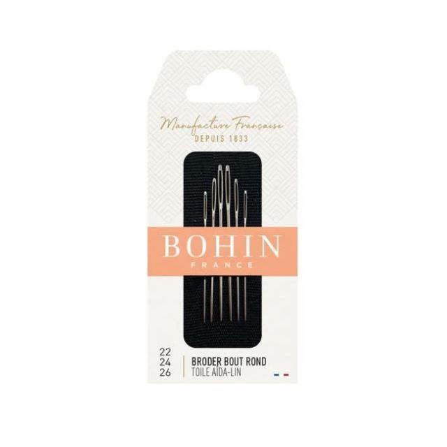 BOHIN - Tapestry Needles no. 22/24/26 (6pcs)