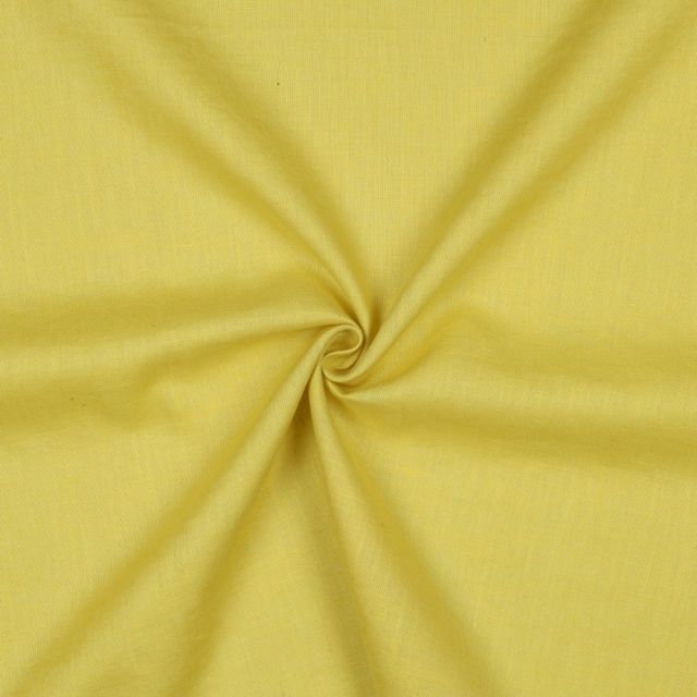 Washed Linen Solid 170gsm - Yellow col.27