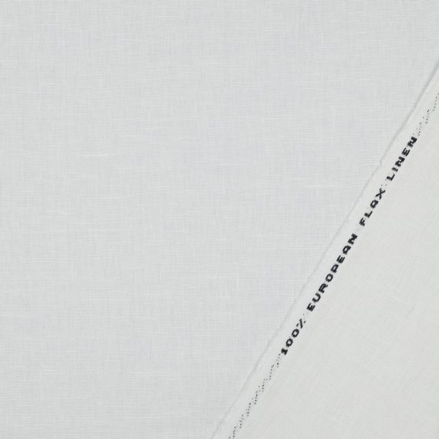 European Flax Linen 280gsm - White Col. 02