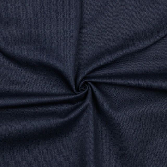 BOLT END - 150 CM - Solid Cotton Twill Canvas "Theo" - Dark Grey