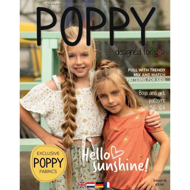 Poppy Magazine - Sewing Patterns - Spring/Summer 2022 (#18)