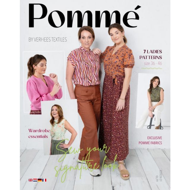 Pommé Magazine Edition 1 - 7 Ladies Sewing Patterns Spring/Summer