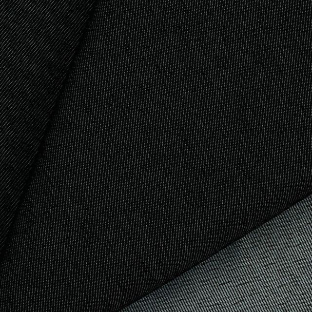 Mid Weight Denim with Minimal Stretch - 270gsm 8oz sqy - Black