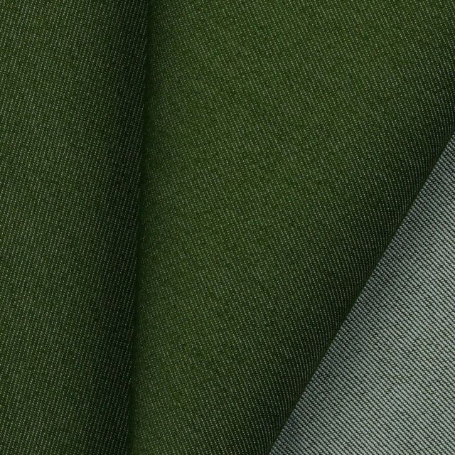 Mid Weight Denim with Minimal Stretch - 270gsm 8oz sqy - Moss Green