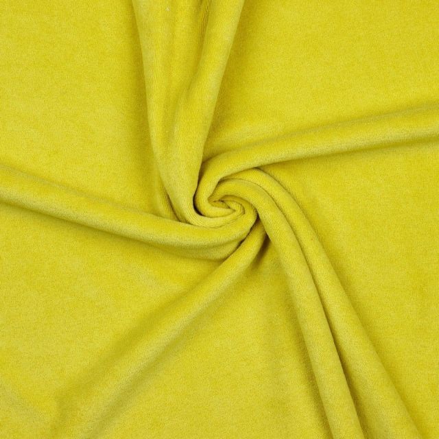 Stretch Towelling - Light Yellow