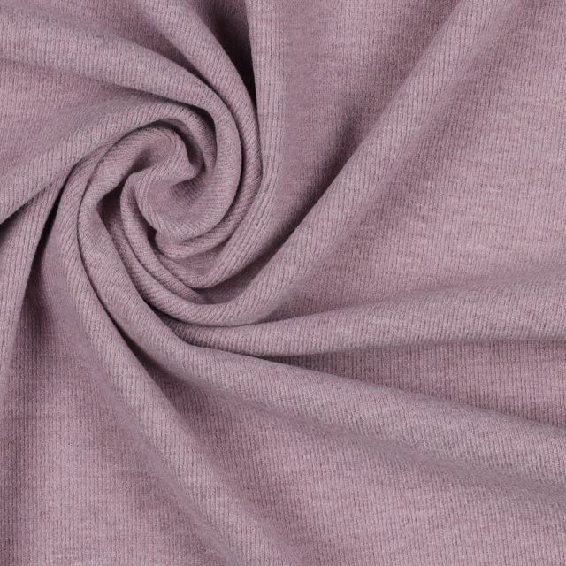 Brushed Rib Jersey -  Mauve Col.008