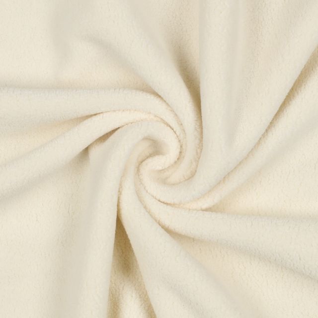 Micro Fleece "Lexi" with 4-way stretch -  Off White Col.002