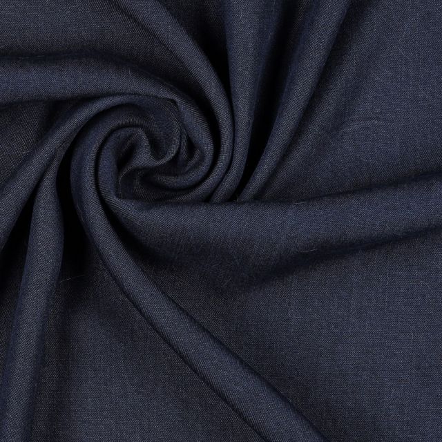 BOLT END - 120 CM - Tencel Lyocell Denim - Night Blue Col. 001 186gsm