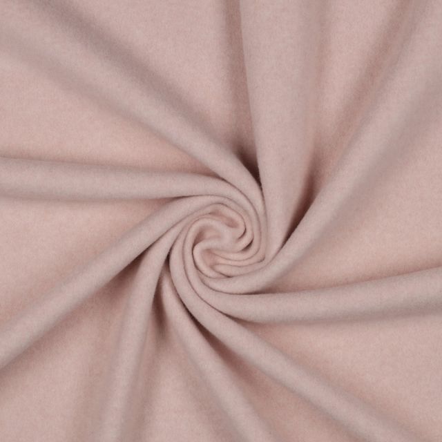 Organic Cotton Fleece "Aspen" - Pale Pink (Col.010)