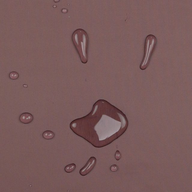 "Zion" Solid Water Repellent Poly Fabric - Aubergine Col. 006