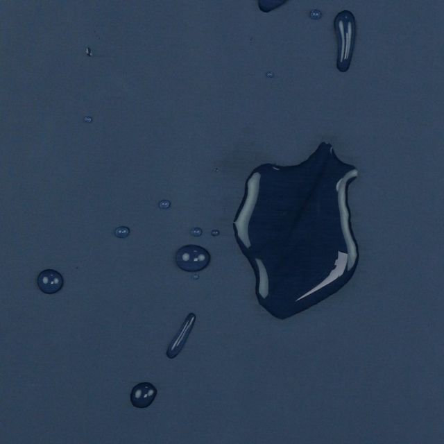 "Zion" Solid Water Repellent Poly Fabric - Dark Blue Col. 009