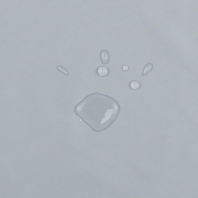 "Zion" Solid Water Repellent Poly Fabric - Silver Grey Col. 010
