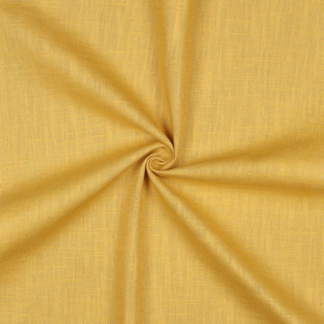 Washed Linen Solid 230gsm - Ochre Col. 024