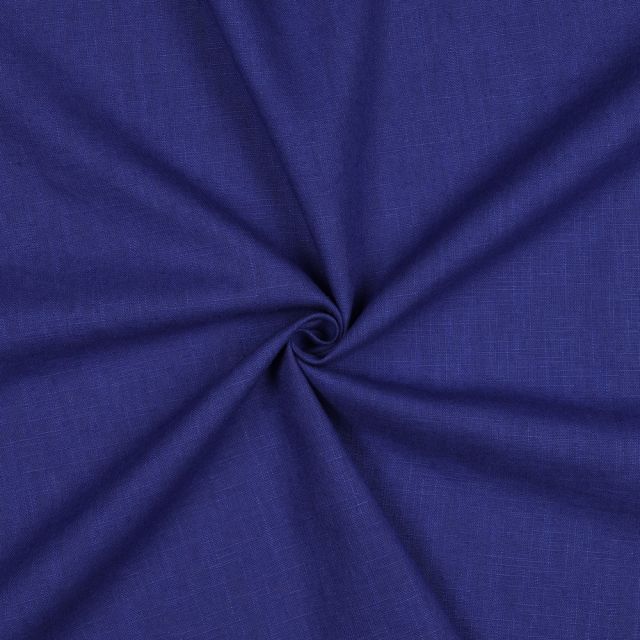 Washed Linen Solid 230gsm - Sapphire Blue Col. 064