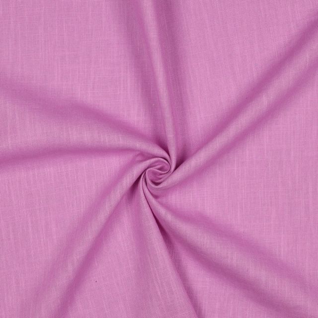 Washed Linen Solid 230gsm - Orchid Pink Col. 068