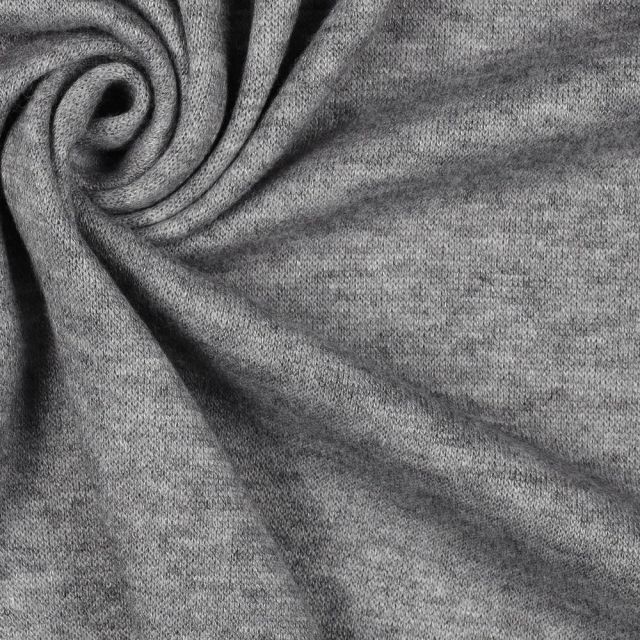 Extra Cozy Viscose Sweater Knit "Kim" - Grey | 300gsm