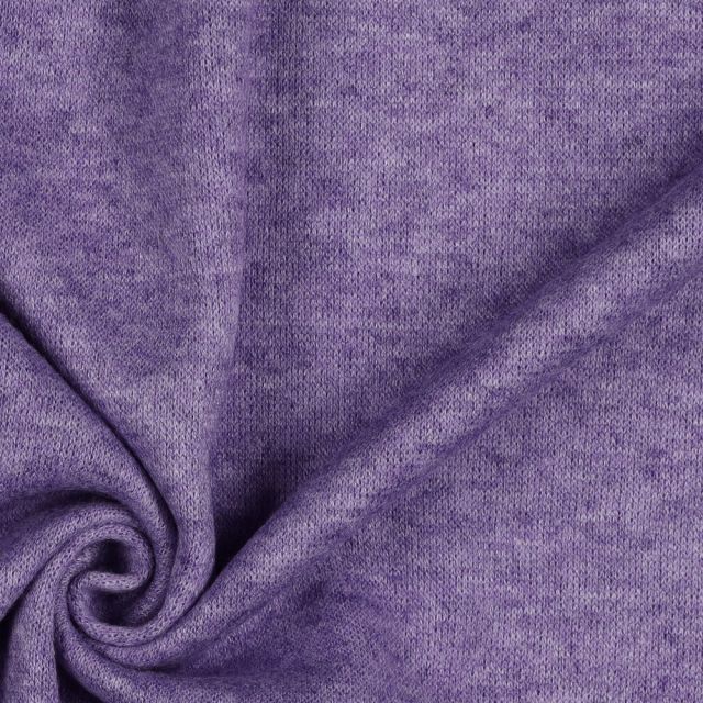 Extra Cozy Viscose Sweater Knit "Kim" - Wisteria Purple | 300gsm
