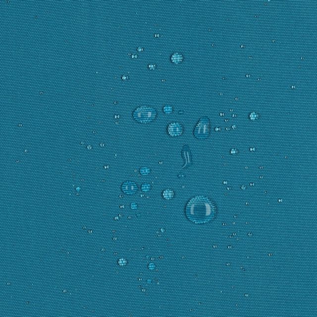 "Rocco"  Solid Waterproof Outdoor Canvas - Cyan (col.44)