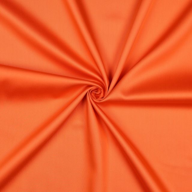 Solid Cotton Satin -  Orange col 10
