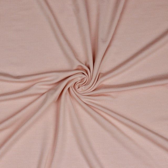 BOLT END - 150 CM - Poppy Collection - Tencel Modal Jersey Solid - Powder Pink (34)