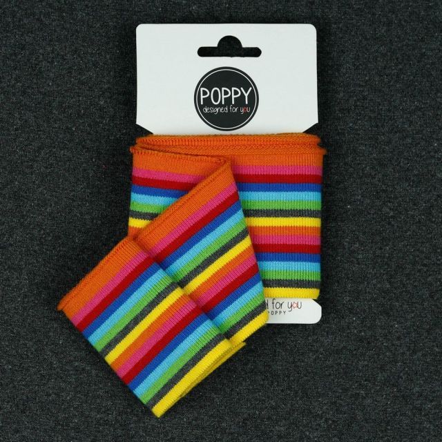 Cuff - Rainbow Stripes 4mm