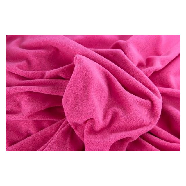 "Pil-Hot" No-Pill Performance Microfleece Made in Italy - Hot Pink 934 - Thermal Fleece