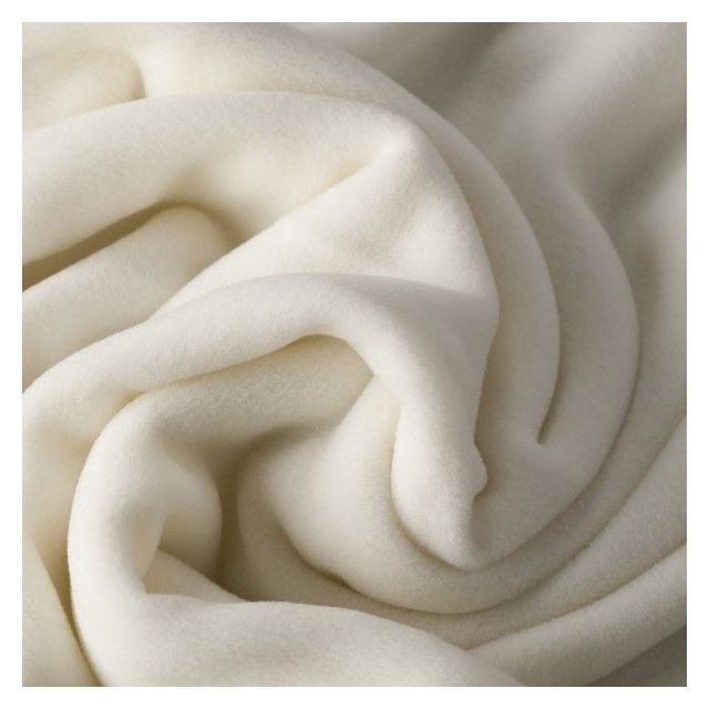 "Pil-Hot" No-Pill Performance Fleece Made in Italy - Color Natural - Thermal Fleece