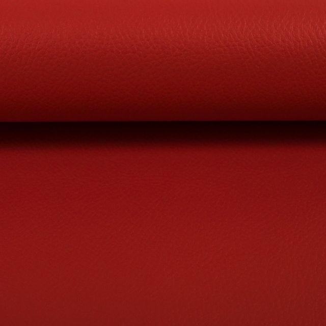 Rex Faux Leather Vinyl - Red Col. 637 - Pre Cut Panel