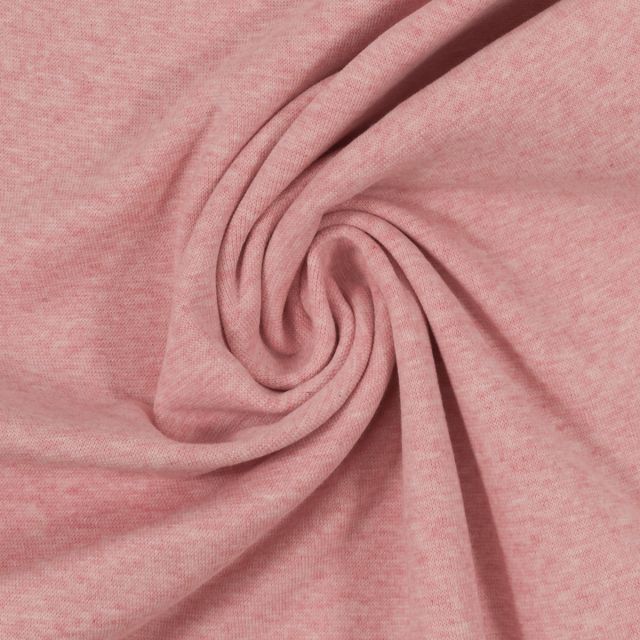 Ribbing  "Heike" Melange - Light Pink Col. 1432