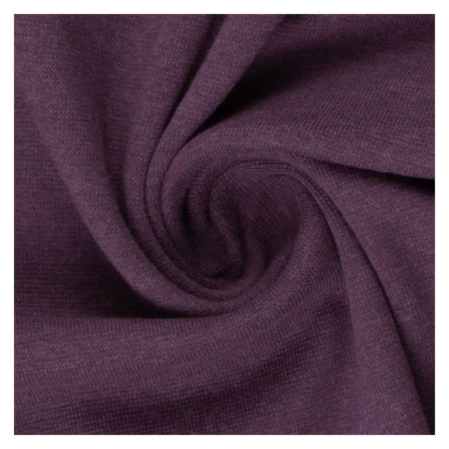 Ribbing  "Heike" Melange - Purple