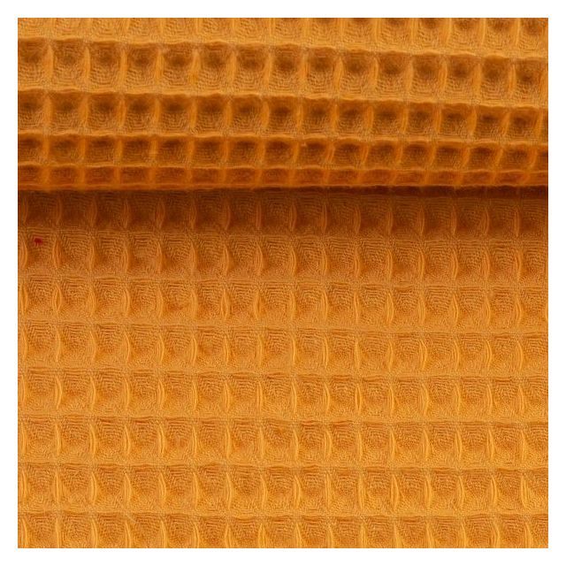 Waffle Cotton - Mustard Yellow